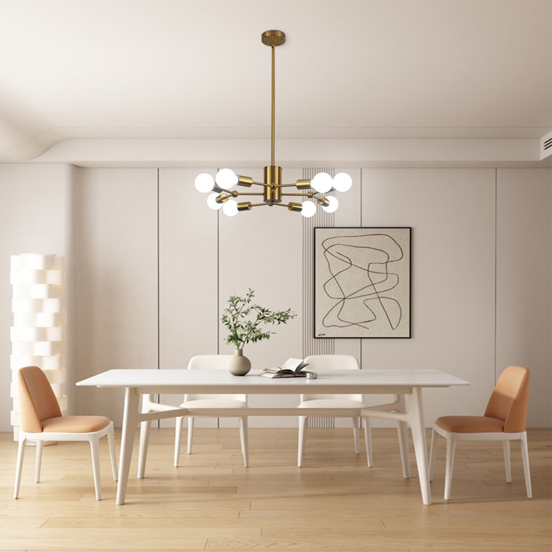 Lustre spoutnik moderne 8 lumières