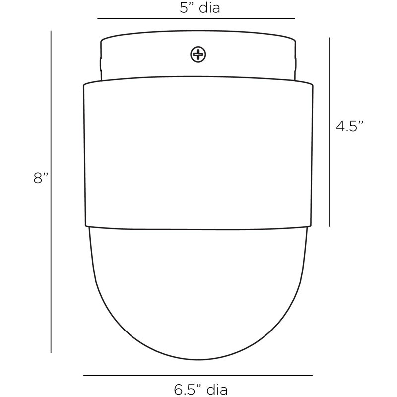 Allentown 1 - Light Flush Mount