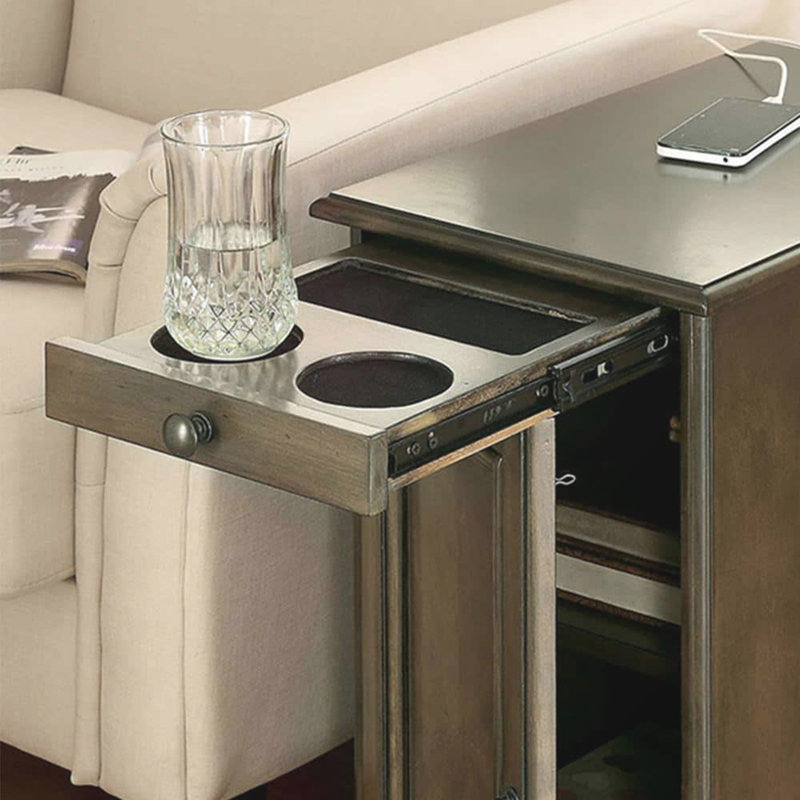 Table basse Erminda, Gris