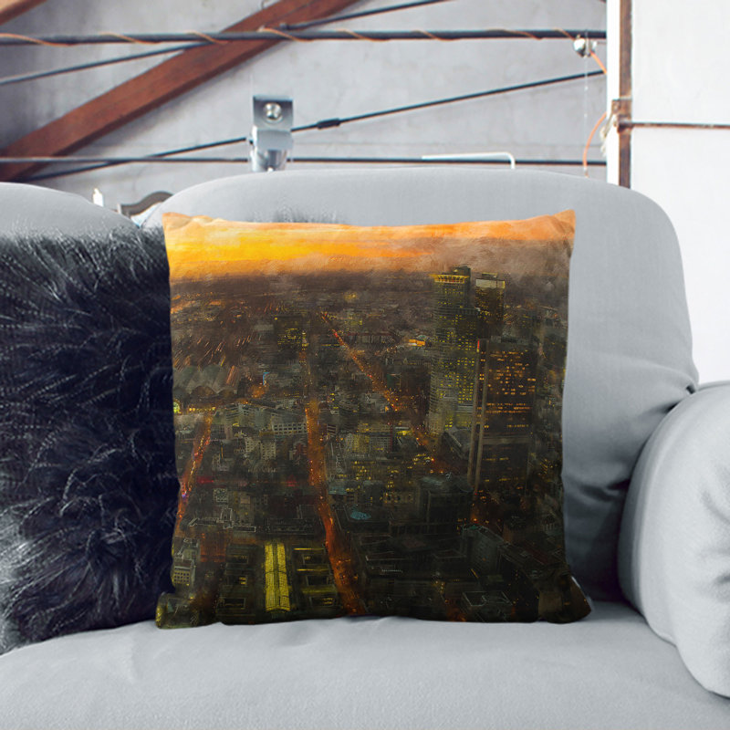 Square Cushion, 55cm H x 55cm W x 20cm D, Stone
