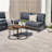 25 Inch Quebec Indoor/Outdoor Solid Acacia Nesting Coffee Tables/Side Tabls - No Assembly Required (Set of 2) 