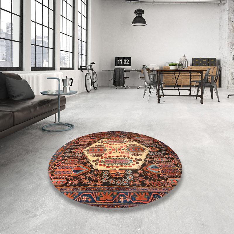 Oriental Indoor Rug, Round 6'