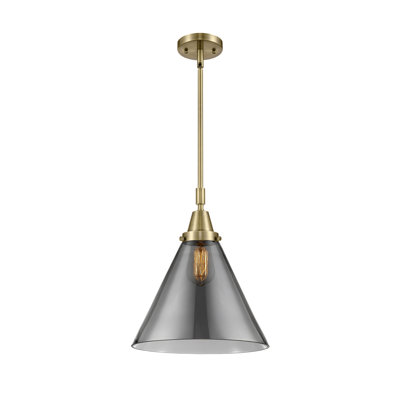Luminaire suspendu conique 1 lumière Ashwath
