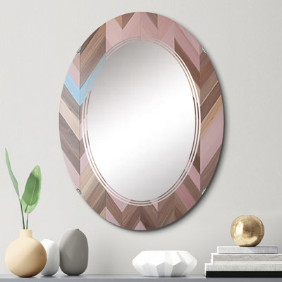 Belcherry - Miroir mural moderne ovale