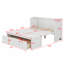 Lit escamotable avec port USB et grand tiroir-374345794