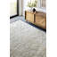Tapis crème en laine noué à la main Loraine-663928133
