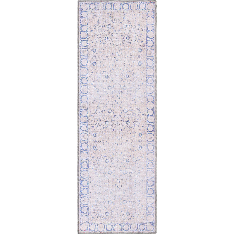 Mcclamma Chenille Oriental Indoor Rug, Runner 2' x 6'