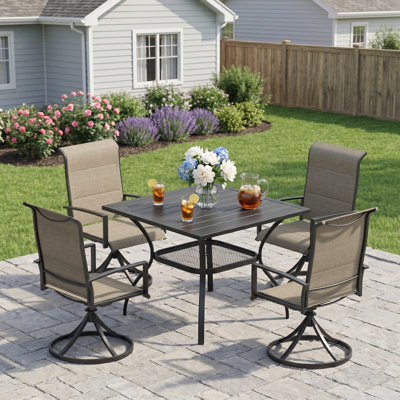 4-Person Outdoor Patio Dining Set