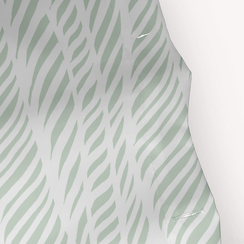 Rideau de douche simple Rolling Waves, Vert