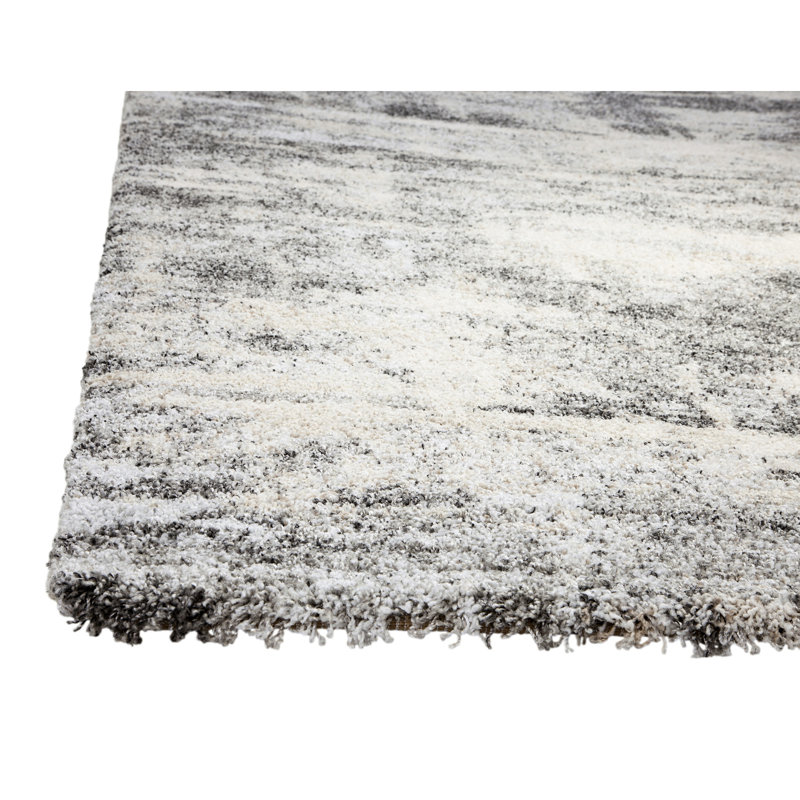 Tapis tissé à la machine de qualité supérieure, gris, multi-style