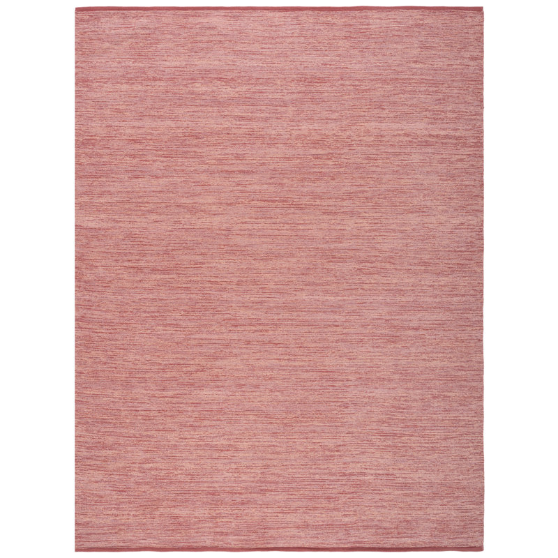 Kremmling Handtufted Recycled Cotton & Viscose Rug in Rust, Rectangle 8' x 10'