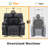 Oversized Recliner Chair 42.5'' Wide Upholstered Manual Recliner-2011407235