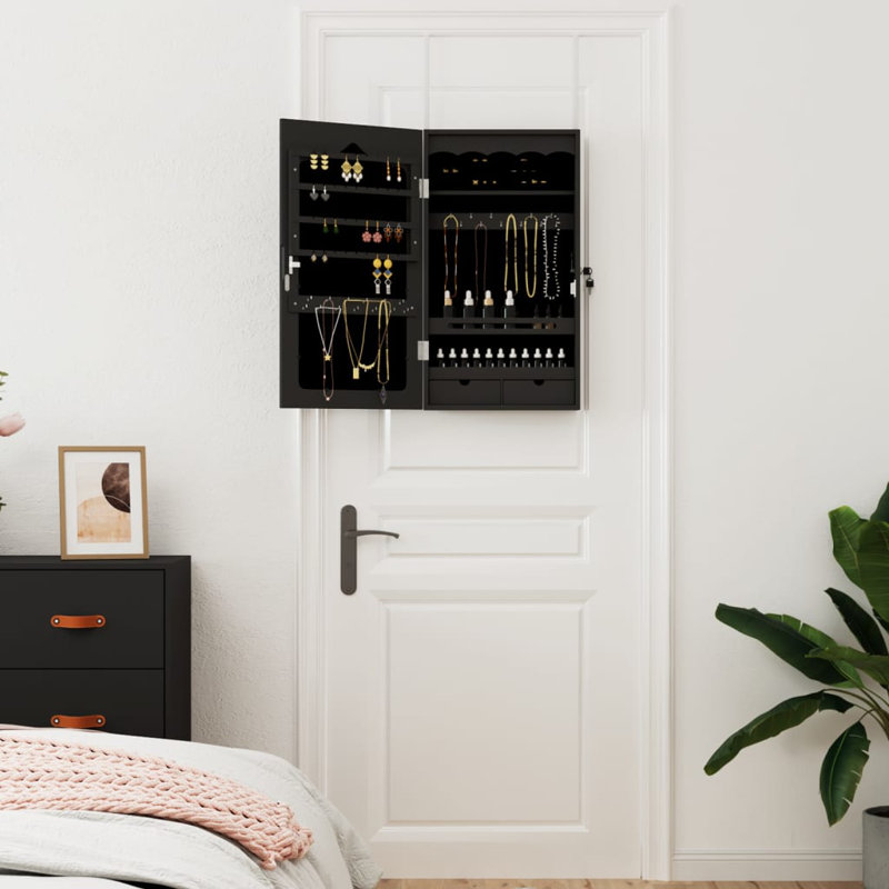 Nakasha Jewelry Armoire, Black