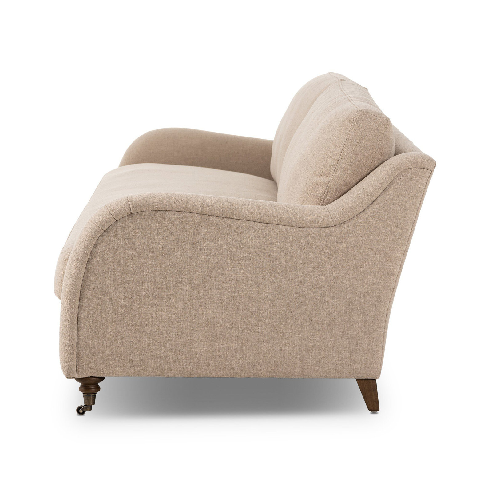 Lynne 96'' Upholstered Sofa, Antwerp Taupe Linen Blend