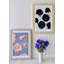 Scabiosa noir sur neige - sans cadre-101974172