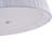 3-Light white adjustable iron pendant lamp