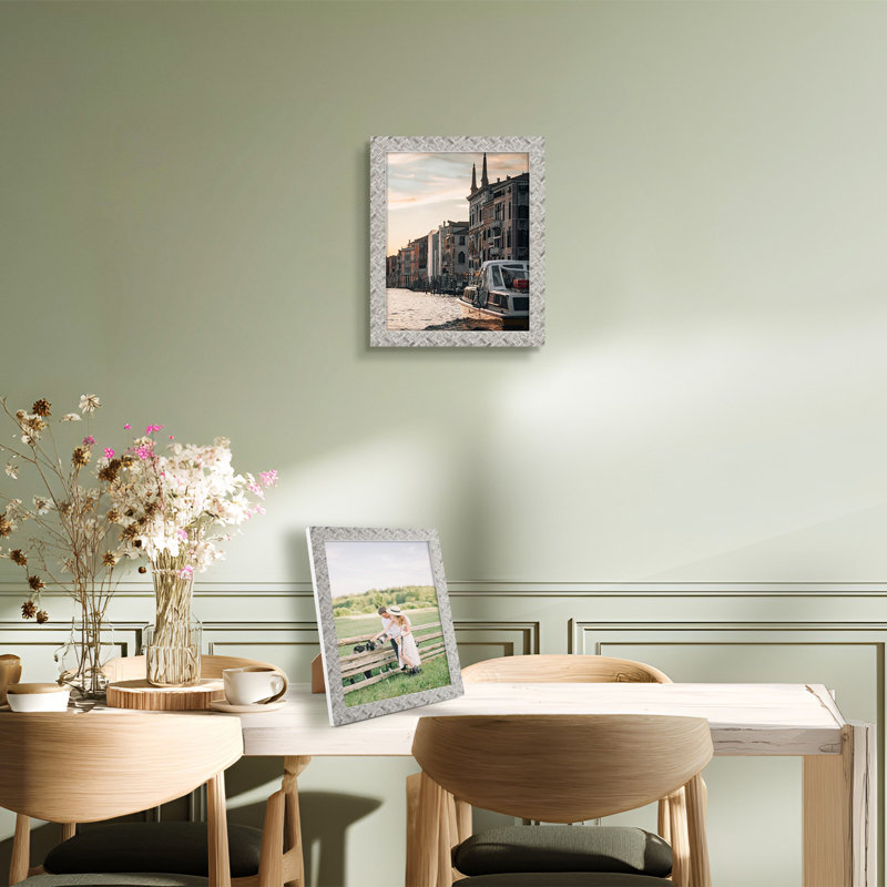 Ensemble de cadres photo en bois, H 11,02 po x l 9,06 po x P 0,59 po