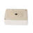 16"x12" White Ceramic Rectangular Bathroom Sink