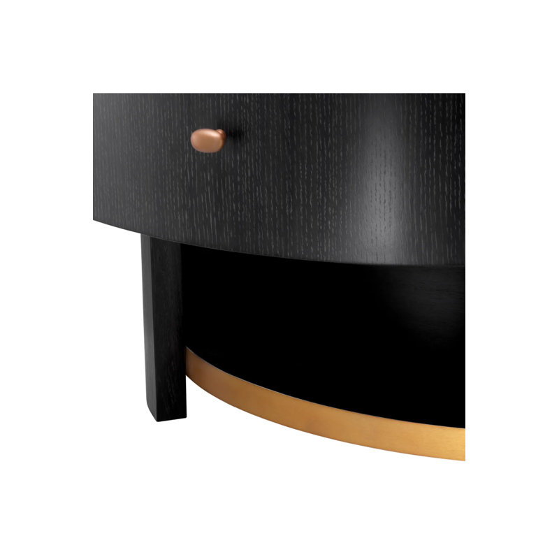 Rosemberg 1 - Drawer Solid Wood Nightstand