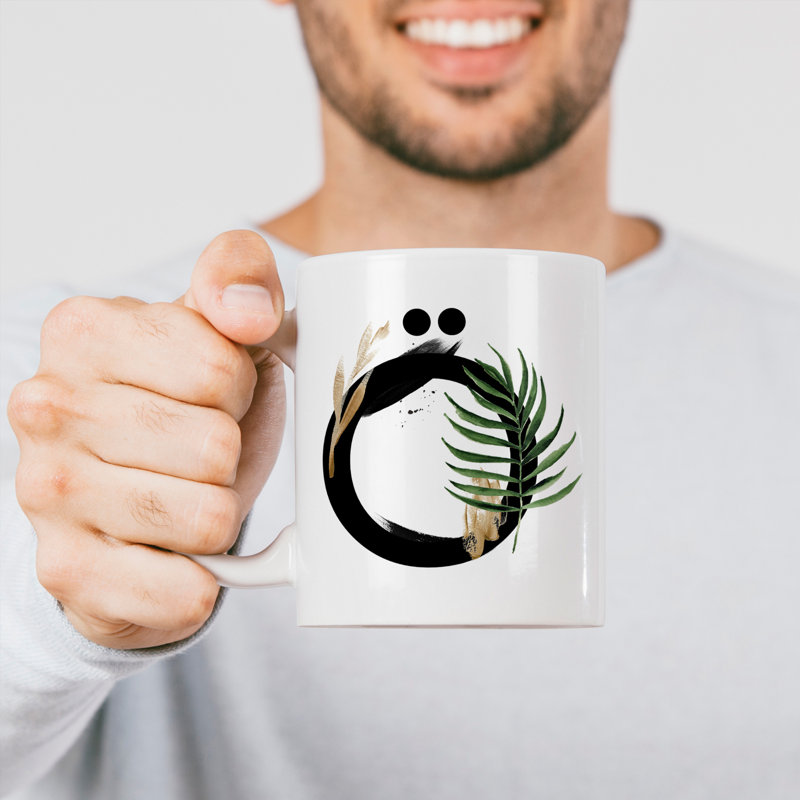 Porcelain Coffee Mug, Yes