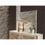 Modern Style 4 Pc Queen Upholstered Bedroom Set Made With Wood And Gold Accents In Beige