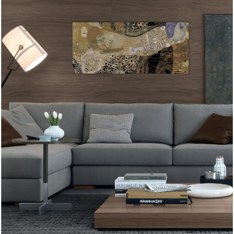 The Sea Serpent by Klimt - Single Picture Frame Print on MDF