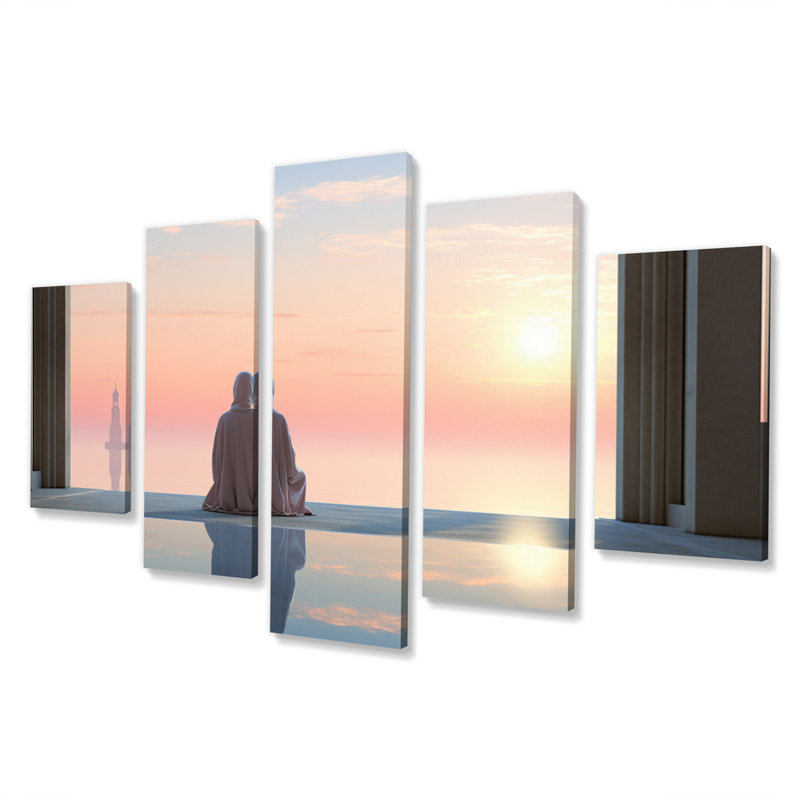 Rivkees - Islamic Canvas Art Print - 5 Panels