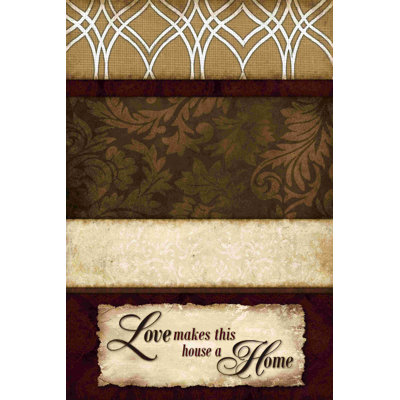 " Love House Home 3 " Painting Print