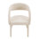 Chaise rembourrée en sherpa de qualité supérieure avec dossier creux, support incurvé ergonomique, conception respirante et utilisation polyvalente dans la salle à manger, la chambre à coucher, le salon, le café et les espaces de conférence.