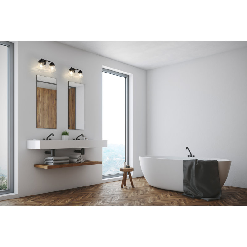 Lucas 2 - Light Dimmable Vanity Light, Matte Black