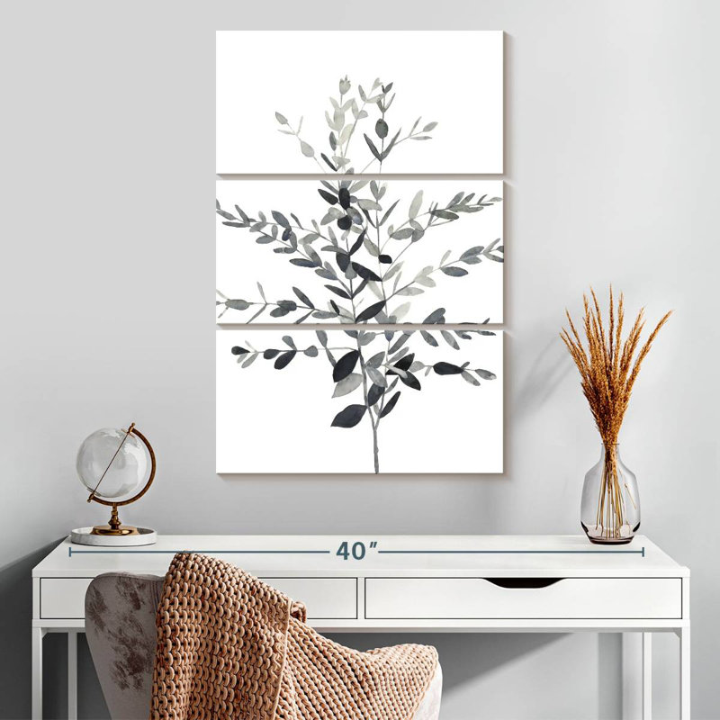 Harnek Paynes Gray Botanicals II, H 32 po x l 20 po