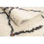 Tapis abstrait ivoire Rainbow Shag-70768121