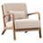 Cashel 25.78" Wide Mid Century Upholstered Accent Chair with an Extra Pillow(Set of 3)-109608688