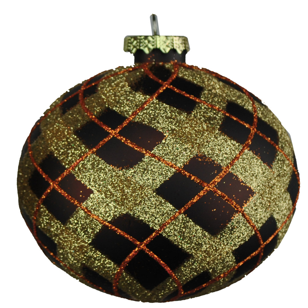 4'' Plaid Christmas Ball Ornament (Set of 4) The Holiday Aisle®