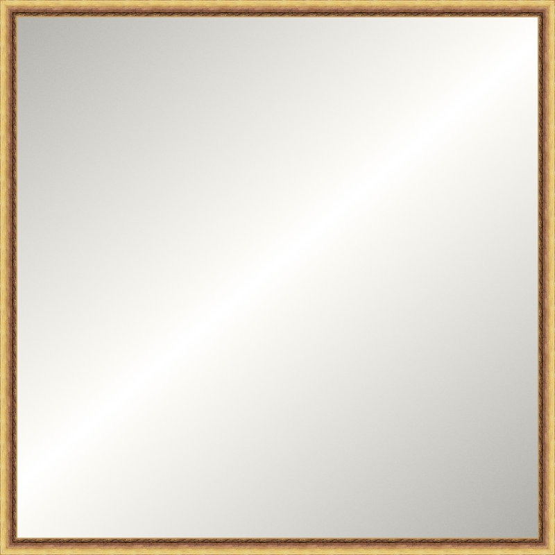 Miroir vieilli or vieilli, Medium Square
