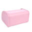 Boîte à pain rose, boîte à pain en métal pour comptoir de cuisine, grande capacité, garde les articles de boulangerie plus frais, bac à pain pour comptoir de cuisine, boîte à pain pour ranger les biscuits, bagels, muffins