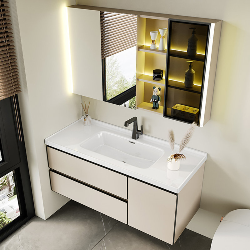 Armoire de salle de bain style français de luxe simple