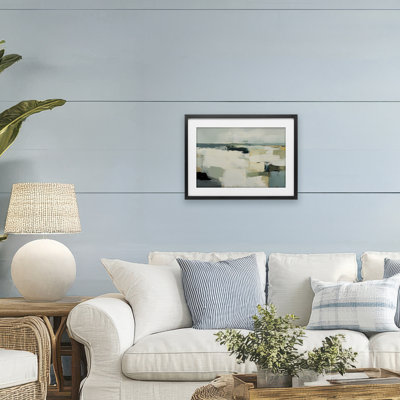 «Pastel Plains Illusion», reproduction sous verre encadrée, design par Irena Orlov
