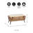 Annie Polyester Blend Upholstered Storage Bench