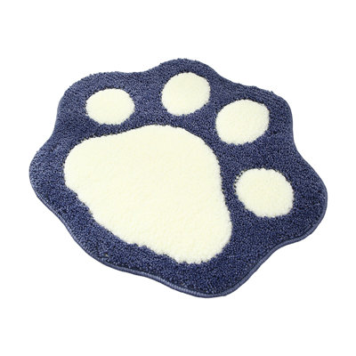  Bath Mat Bathroom Rugs Foot Modeling Dog Paw Bathroom Absorbent Mat Door Mat Household Door Bedroom Mat
