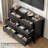 Black 6 Drawer Dresser – 54" Wide Large Dresser with Deep Drawers & Metal Knobs, Modern Wooden Chest for Bedroom, Entryway, Hallway-413995895
