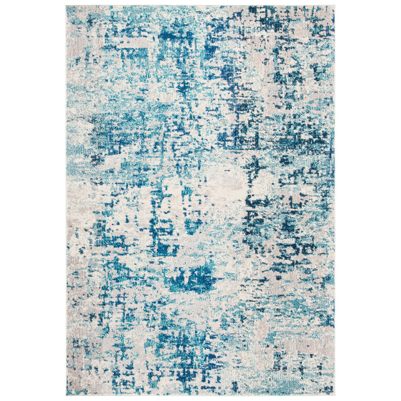 Abstract Area Rug, Rectangle 122 x 183 cm