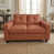 Polyester rouge-orange