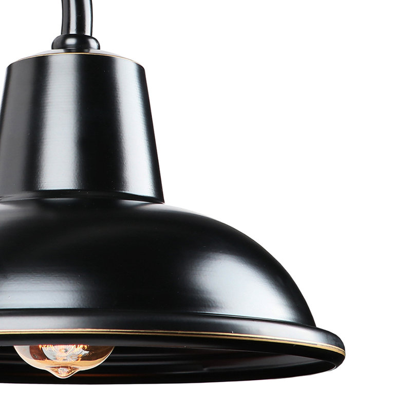 Evania Steel Wall Light, Imperial Black