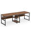 Bureau double 78,7 "pour deux personnes avec tablettes (sans la chaise)