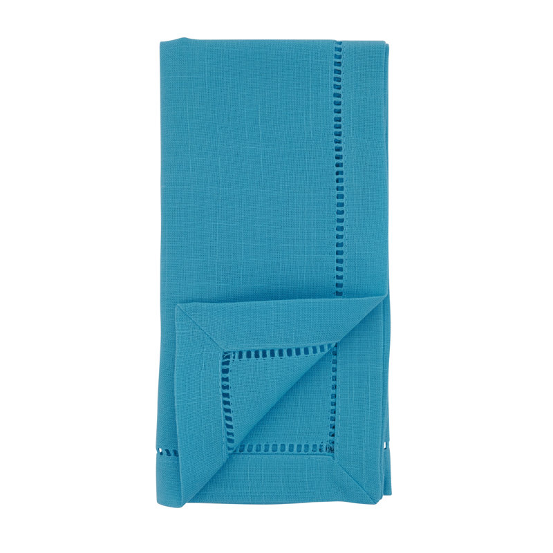 Rowles Hemstitched Border Dinner Napkin, Fuchsia