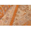 Tapis en laine orange à motif floral rectangulaire de 9 pi 9 po x 13 pi 7 po fabriqué à la main et noué à la main Baccio