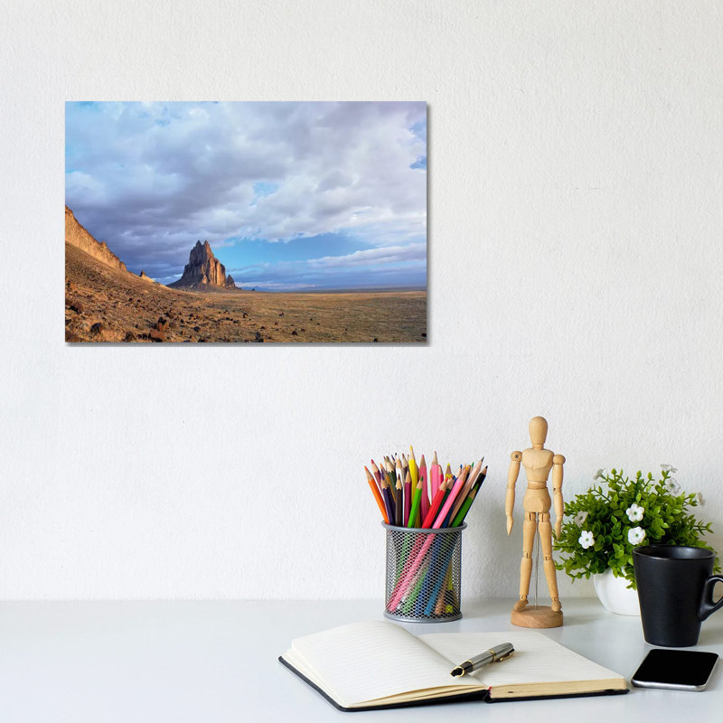 Shiprock, The Basalt Core Of An Extinct Volcano by Tim Fitzharris - Wrapped Canvas Print, 20.32 cm H x 30.48 cm W