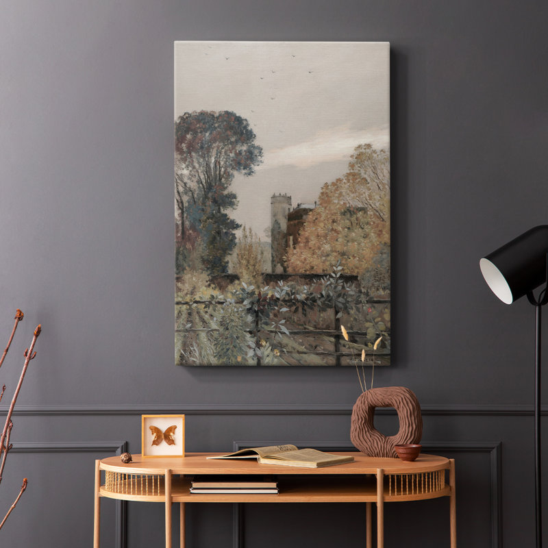 Paysage rétro CXLIX - galerie Cavas, H 18 po x l 12 po