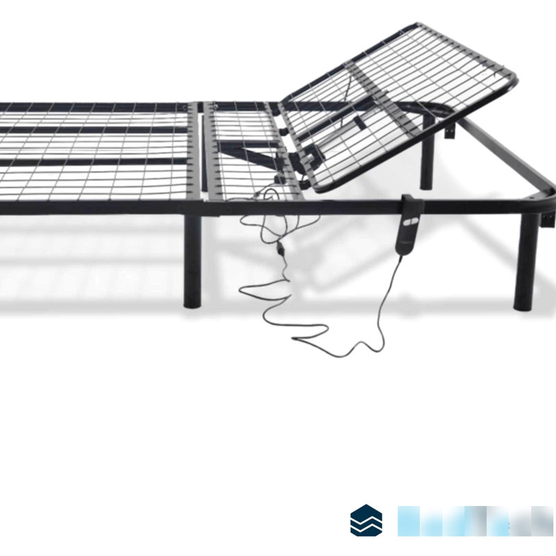 Lit simple TG réglable avec capacité de positionnement de la tête - capacité de 850 lb, acier de positionnement en métal stable
